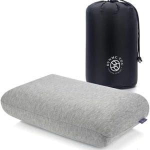 Small Memory Foam Travel Pillow, Camping Pillow with Bag - Modern, Firm Memory Foam Pillow - Perfect Neck Support Pillow, Neck Pillow Travel, Car Pillow, Backpacking Pillow