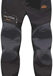 BenBoy Men's Snow Ski Outdoor Waterproof Windproof Fleece Cargo Hiking Pants