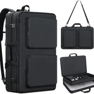 Travel Bag Compatible with Starlink Gen 3 / Starlink Gen 3 Accessories, with Shockproof Padding, Soft Backpack Multiple Pockets, Carring Bag for Outdoor, Camping, RV