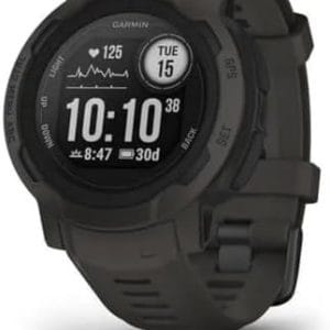 Garmin 010-02626-10 Instinct 2, Rugged Outdoor Watch with GPS, Built for All Elements, Multi-GNSS Support, Tracback Routing and More, graphite